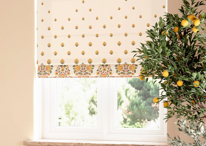 Petal & Block Nitara, Marigold - Roman Blind - Image 5